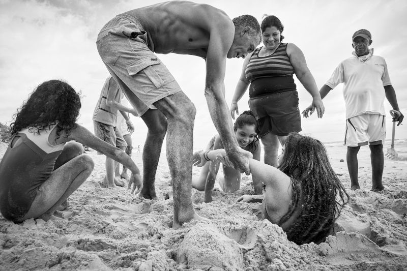 people on beach